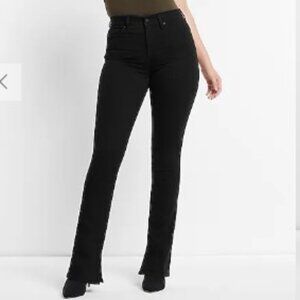 Express Mid Rise Rinse Skyscraper Jeans Black Size 12